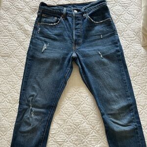 LEVI’s 501 skinny dark jeans 26